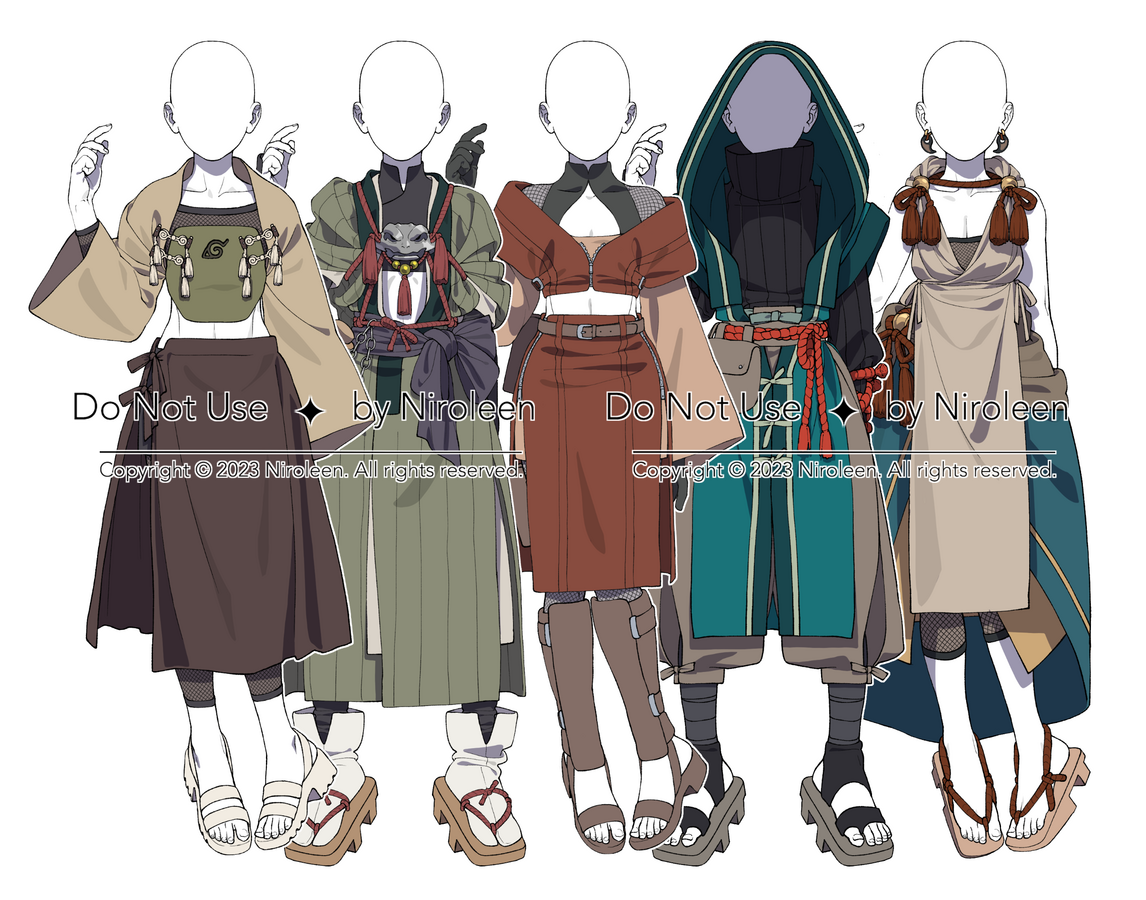 On-Base Naruto Outfits